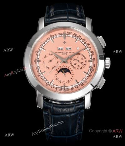 TW V2 Swiss Vacheron Constantin Traditionnelle Perpetual Calendar Chronograph Copper Dial Watches